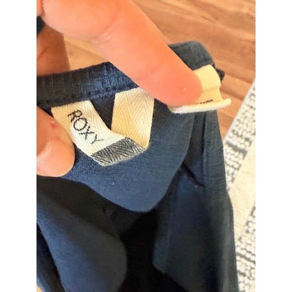 Roxy Women's L Space Blue Tank Top Sleeveless Casual Basic - Picture 2 of 4